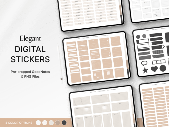 Download Digital Planner Stickers, GoodNotes - Digital planner Collection