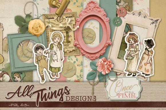 Download Once Upon a Time Digital Scrapbook Kit - Digital Collection