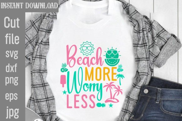 Download Beach More Worry Less SVG Cut File - Beach more worry less svg cut file Collection
