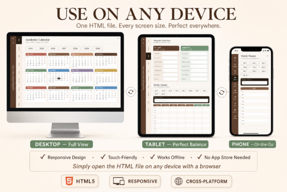 Download Aesthetic Digital Planner 2026–2030 - Digital planner Collection