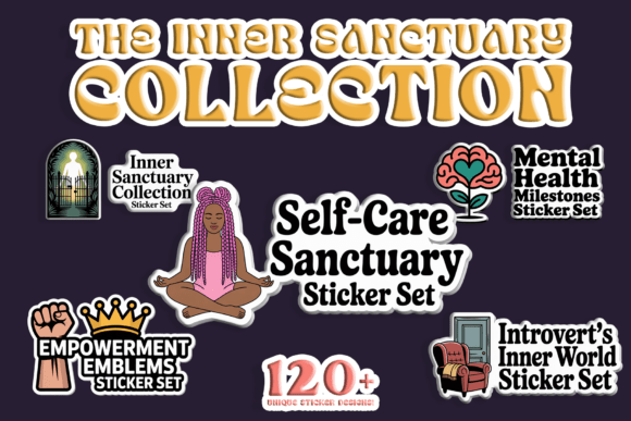 Download Inner Sanctuary Digital Sticker Bundle - Digital sticker bundle Collection