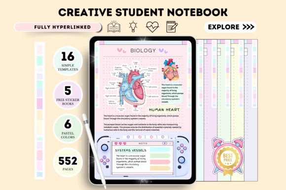 Download Digital Notebook Hyperlinked Goodnotes - Digital Collection