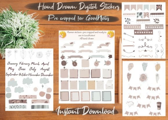 Download 100+ Digital Planner Stickers GoodNotes - Digital planner Collection
