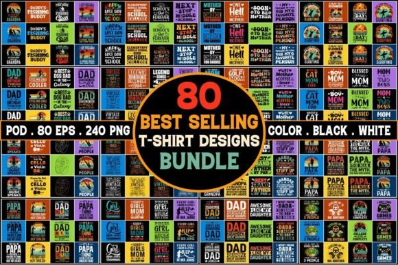 Download Best Selling T-Shirt Design Mega Bundle - Premium Resources